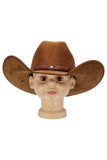 Kids Faux Suede Cutter Crown Cowboy Hat
