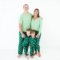 For Bucks Sake Holiday Baby Bamboo Convertible Footie