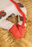 Classic Red Tractor Baby Bamboo Zippy